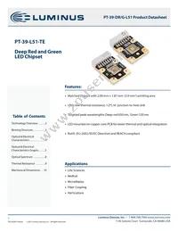 PT-39-G-L51-CD100 Datasheet Cover