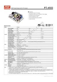 PT-4503 Datasheet Cover