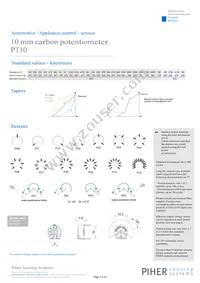 PT10LH02-224A2020-P10-S Datasheet Page 5
