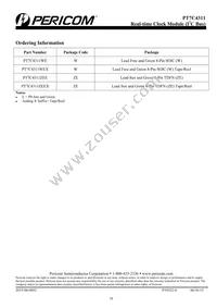 PT7C4311WE Datasheet Page 16