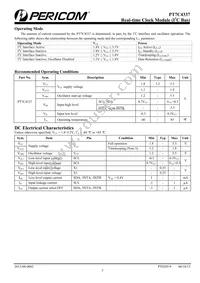 PT7C4337LEX Datasheet Page 3