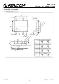 PT7C433833WE Datasheet Page 16