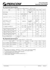 PT7C4339UEX Datasheet Page 3