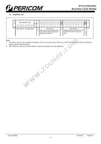 PT7C4339UEX Datasheet Page 19