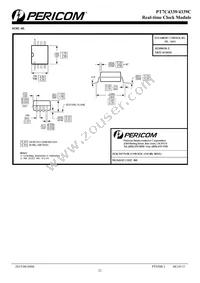 PT7C4339UEX Datasheet Page 21