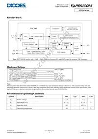 PT7C4363BWEX Datasheet Page 3