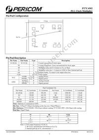 PT7C4502-2WF Datasheet Page 2