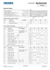 PT7C4512WE Datasheet Page 3