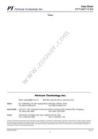 PT7V4027WEX Datasheet Page 6