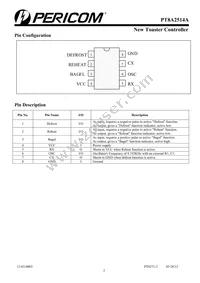 PT8A2514APE Datasheet Page 2