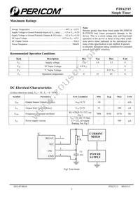 PT8A2515TAEX Datasheet Page 3