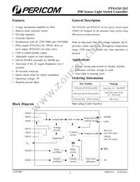 PT8A261PEX Datasheet Cover