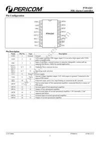 PT8A263WEX Datasheet Page 2