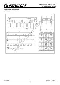 PT8A2648WE Datasheet Page 11