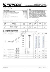 PT8A3263BPEX Datasheet Page 2