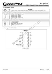 PT8A6311PE Datasheet Page 2