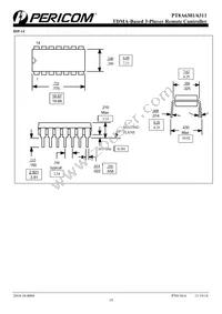 PT8A6311PE Datasheet Page 14