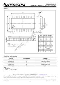 PT8A6311PE Datasheet Page 15