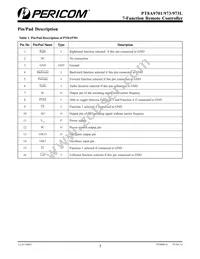 PT8A973PE Datasheet Page 5