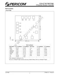 PT8A977BWEX Datasheet Page 3