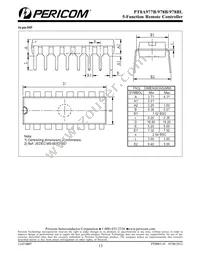 PT8A977BWEX Datasheet Page 13