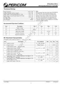 PT8A991APE Datasheet Page 3