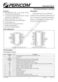 PT8A992APE Datasheet Cover