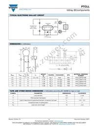 PTCLL07P421WTE Datasheet Page 2