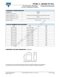 PTCSC17T155DBE Datasheet Page 2