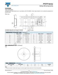 PTCTT95R500GTELAR Datasheet Page 3