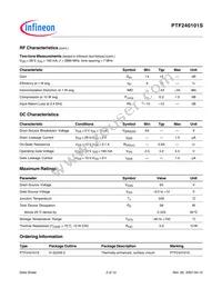 PTF240101S V1 Datasheet Page 2