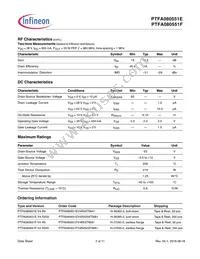 PTFA080551F-V4-R0 Datasheet Page 2