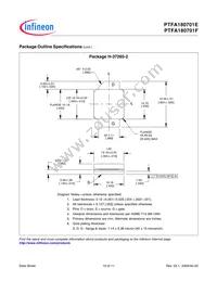 PTFA180701FV4R0XTMA1 Datasheet Page 10