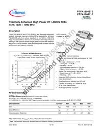 PTFA190451FV4R250XTMA1 Datasheet Cover