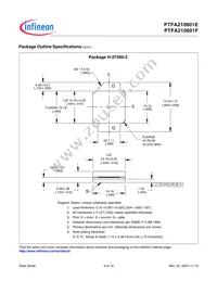 PTFA210601F V4 R250 Datasheet Page 9