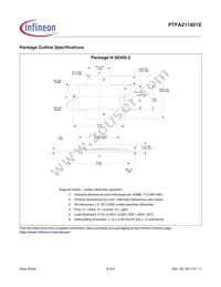 PTFA211801EV5XWSA1 Datasheet Page 8