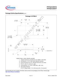 PTFA212401F V4 R250 Datasheet Page 10