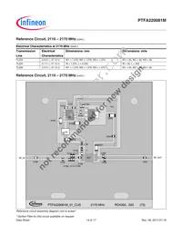 PTFA220081MV4S500XUMA1 Datasheet Page 14