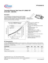 PTFA240451E V1 R250 Datasheet Cover