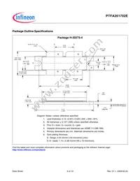 PTFA261702E V1 Datasheet Page 9