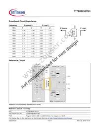 PTFB192557SHV1XWSA1 Datasheet Page 5