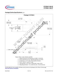 PTFB211501FV1R0XTMA1 Datasheet Page 12