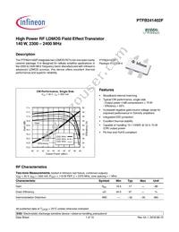 PTFB241402F-V1-R0 Datasheet Cover