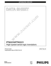 PTN3311D Datasheet Cover