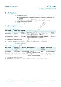 PTN3393BSY Datasheet Page 3