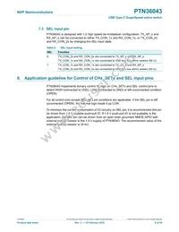 PTN36043BXZ Datasheet Page 8