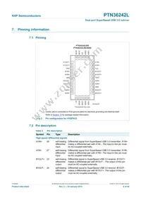 PTN36242LBS Datasheet Page 6