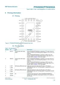 PTN36502AHQX Datasheet Page 7