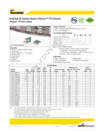 PTS181233V110 Datasheet Cover