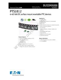 PTS18128V110 Datasheet Cover